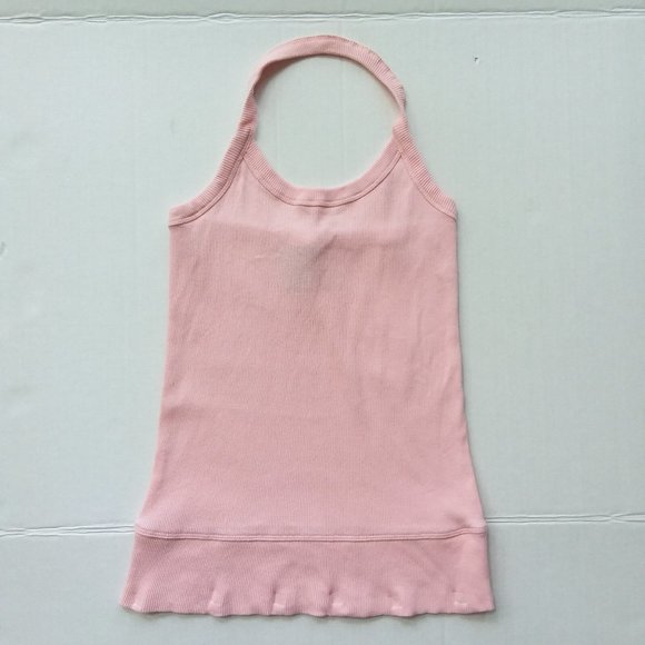 Moda International light pink halter top size small - Picture 1 of 3